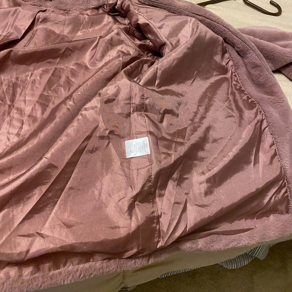 Promesa Studded Teddy Jacket, Mauve, Large - Picture 9 of 13